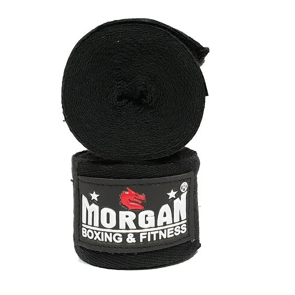 Morgan Cotton Boxing Hand Wraps - 180 Inch - 4 M Long (pair)