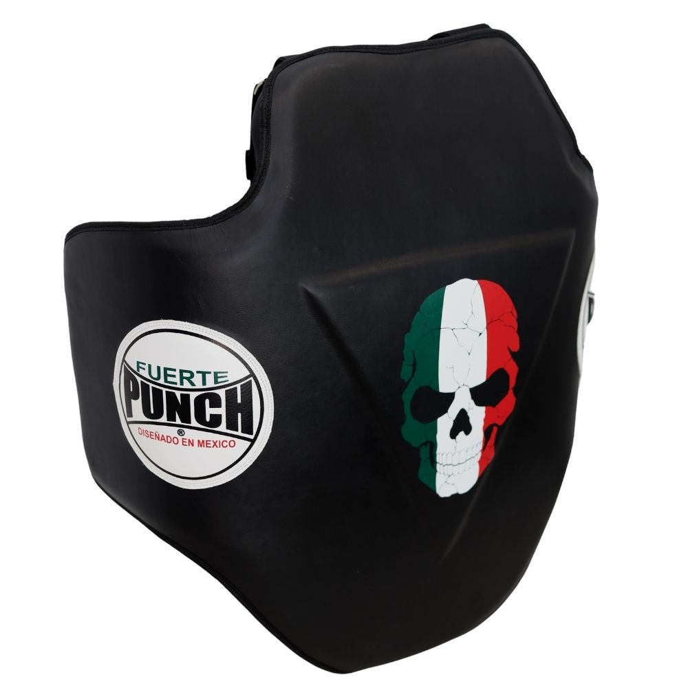 Punch Chest Guard - Mexican- Boxer - Matt Black