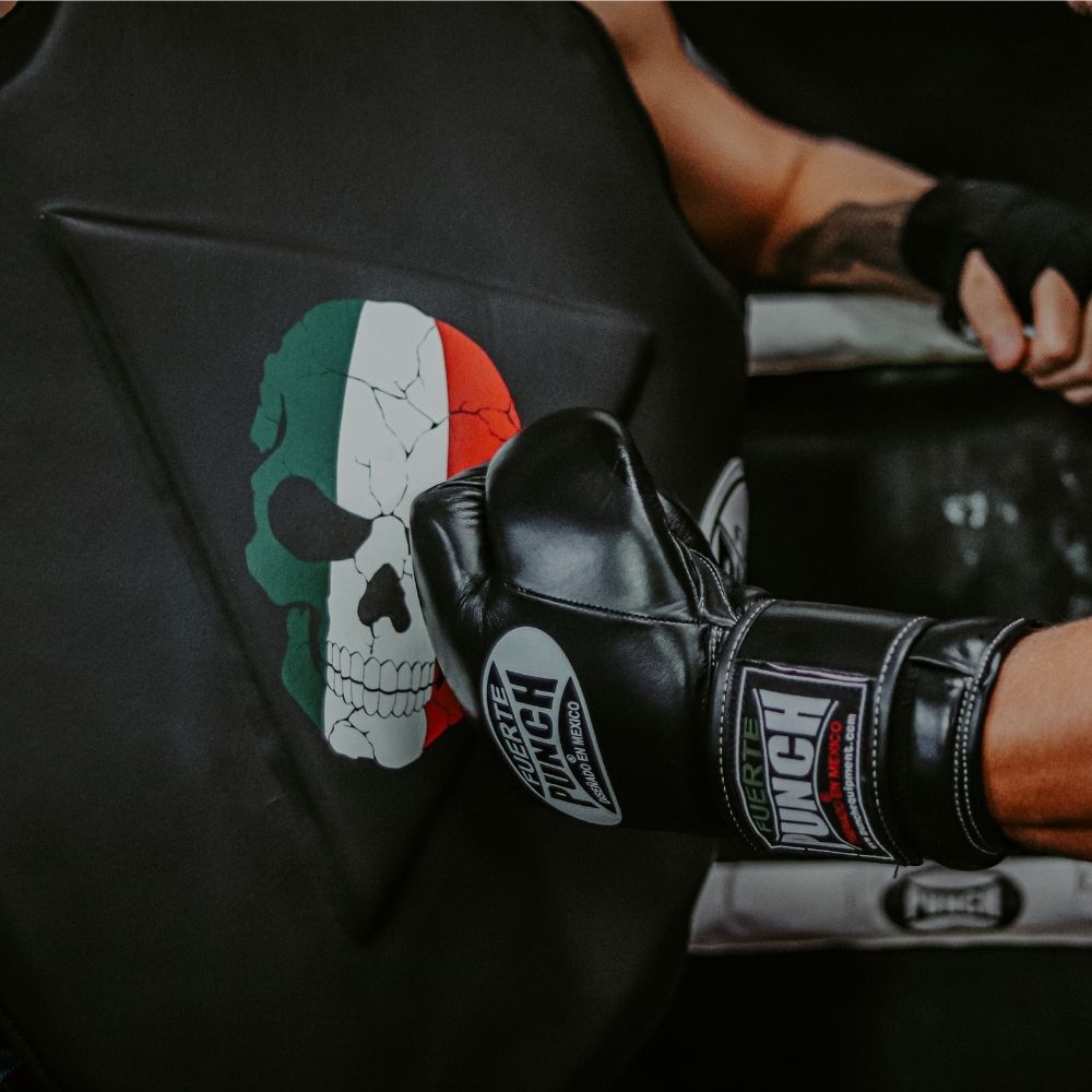 Punch Chest Guard - Mexican- Boxer - Matt Black