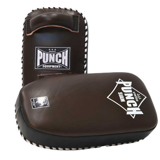 Punch Thai Pad - Siam - Leather- Single Strap Buckle - Chocolate