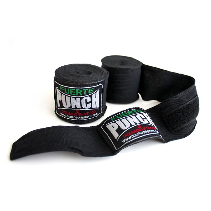 Punch Hand Wraps - Mexican - 5m - Black